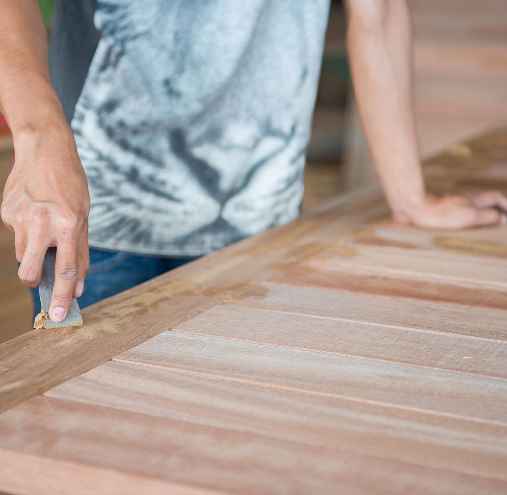 refinish old furniture