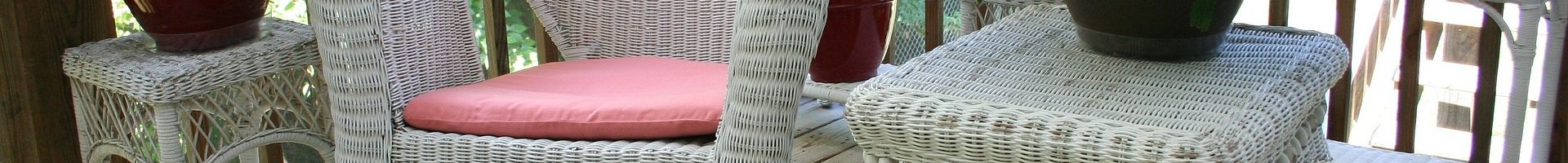 Wicker deck set