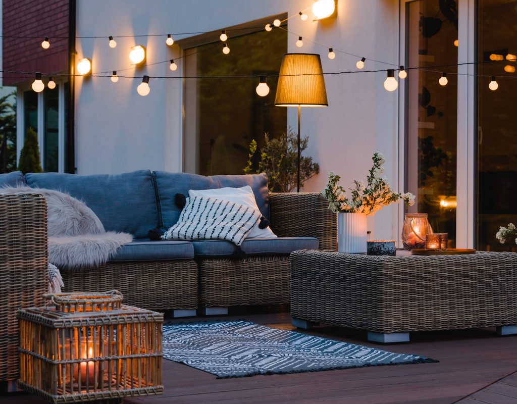 Modern deck lighting