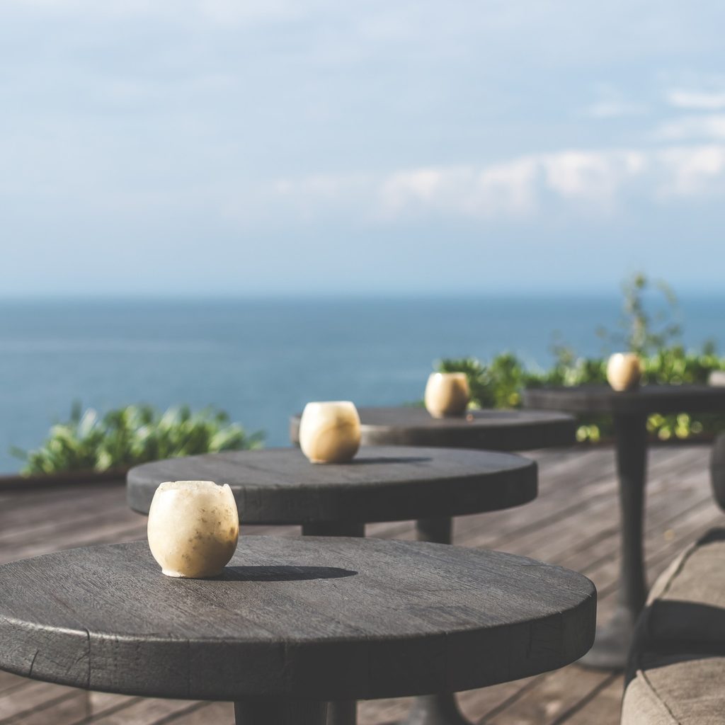 Small Round Tables On Deck