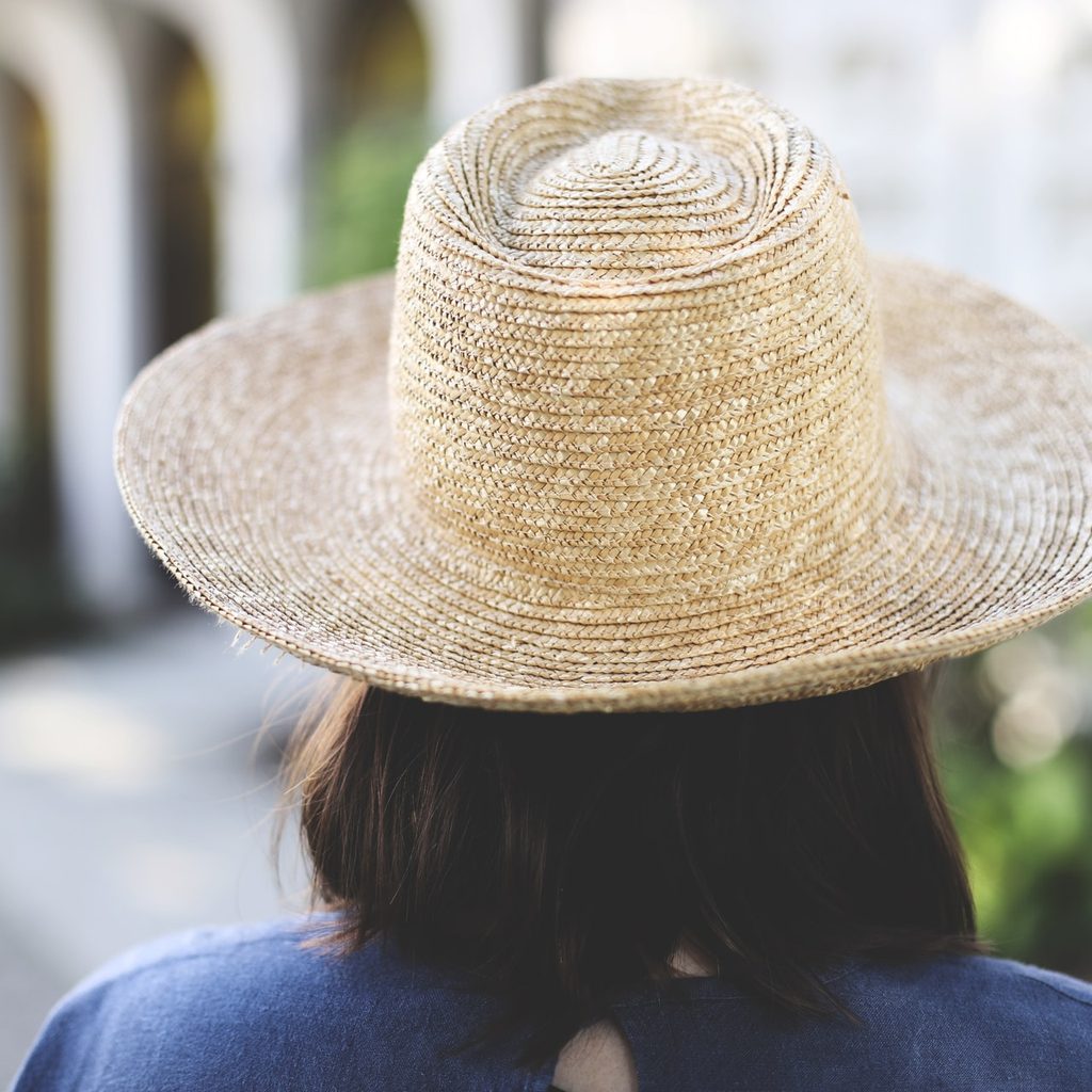 Sun hat for gardening
