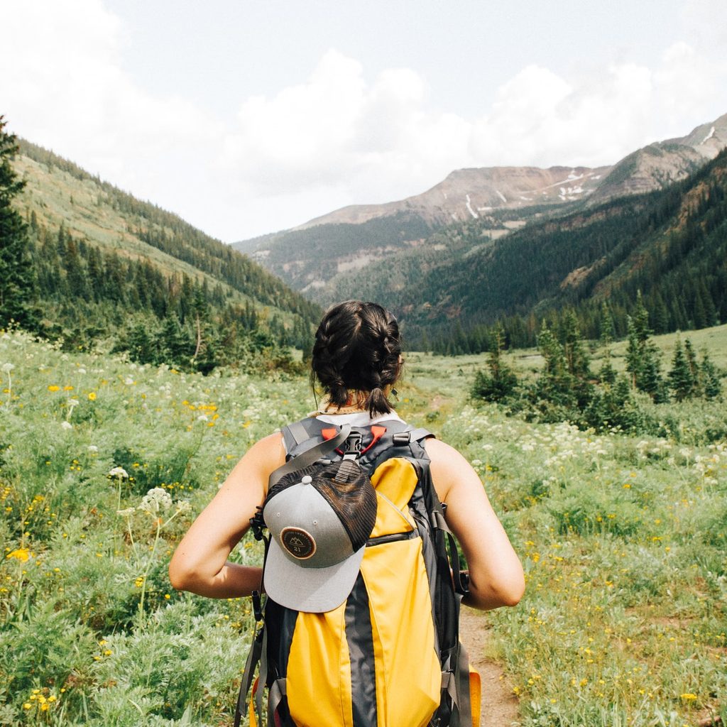 Hiking with bug spray