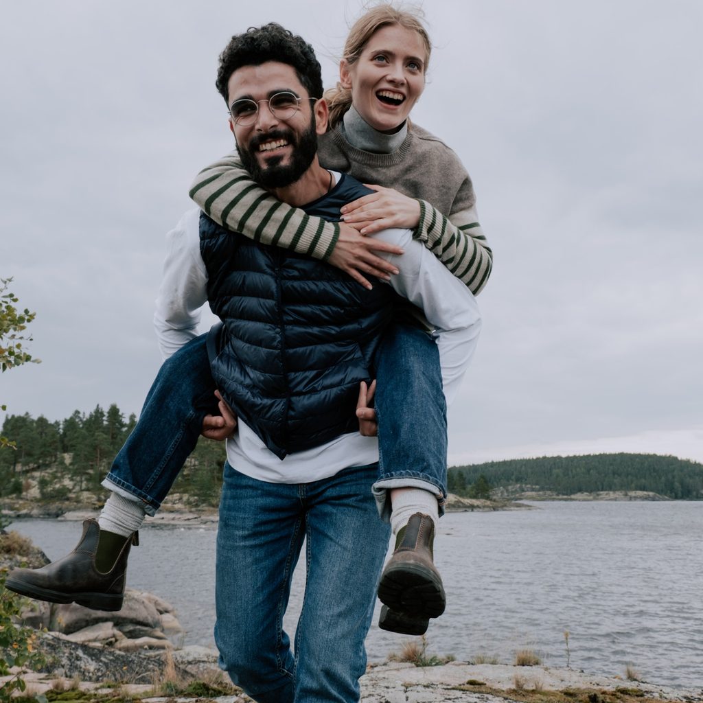 Couple Hiking Together