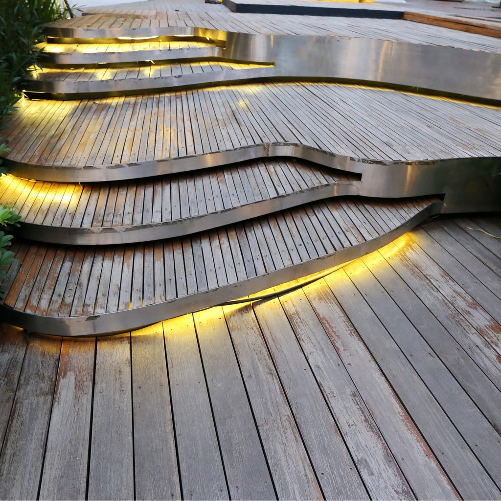 Lights Under Deck Steps