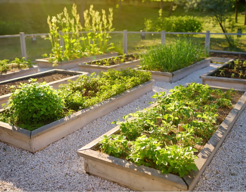 Community garden beds
