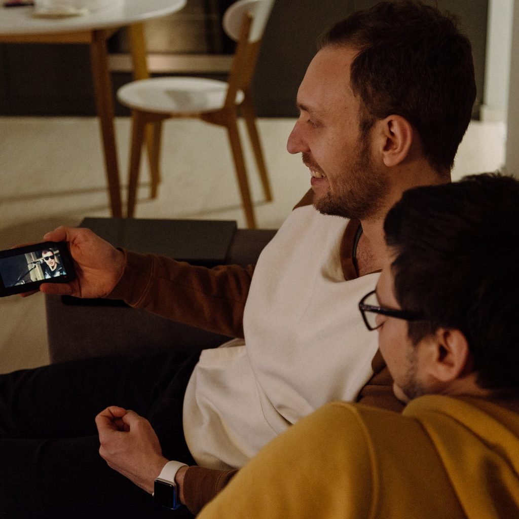 couple watching TV