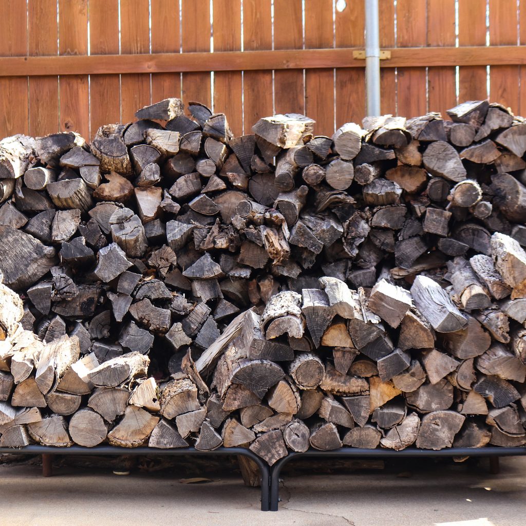 Firewood pile