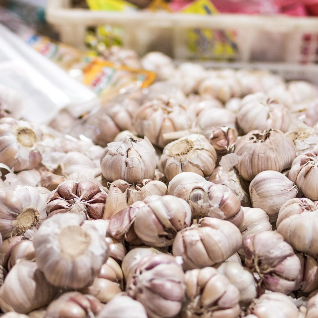 Garlic at the market