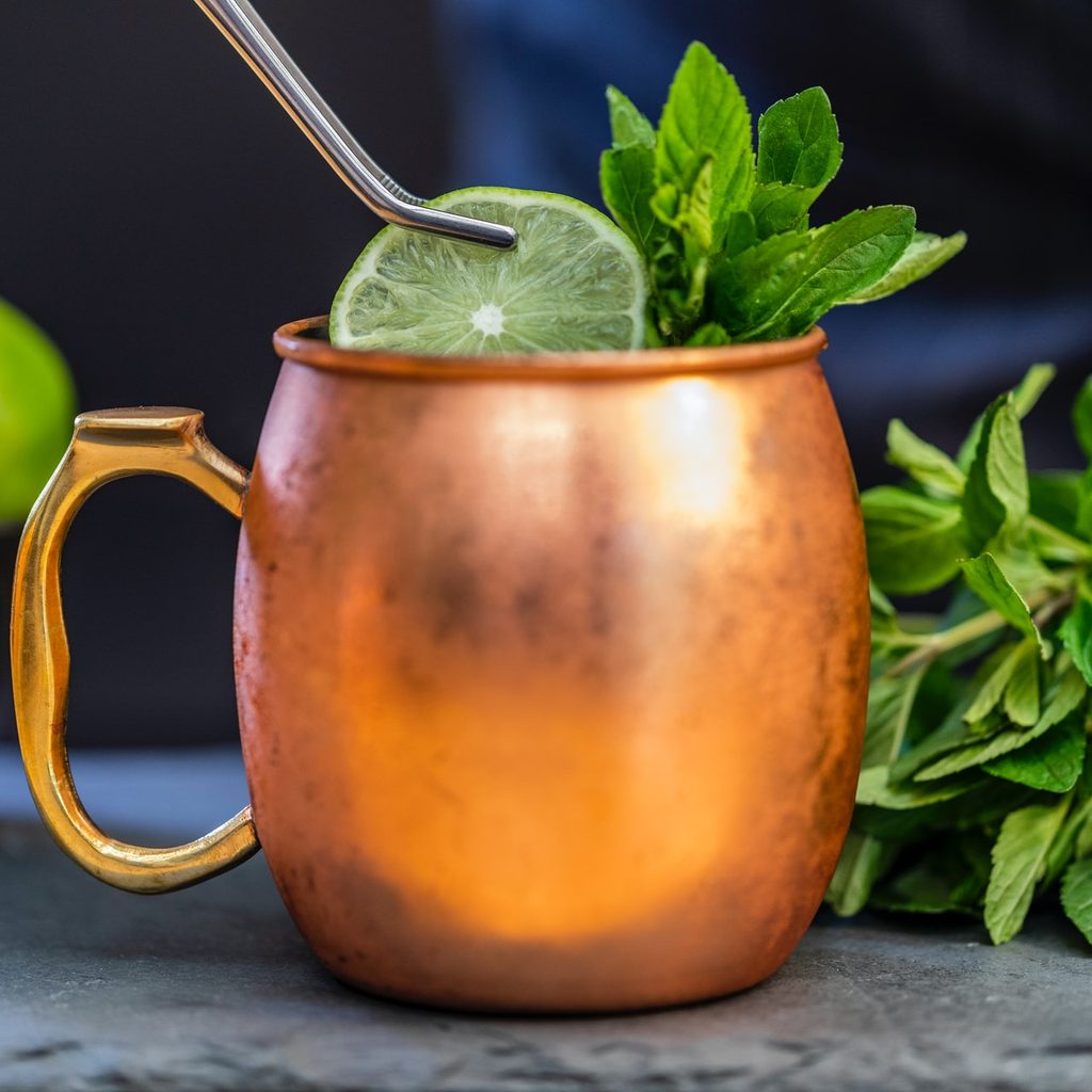 Cocktail with mint