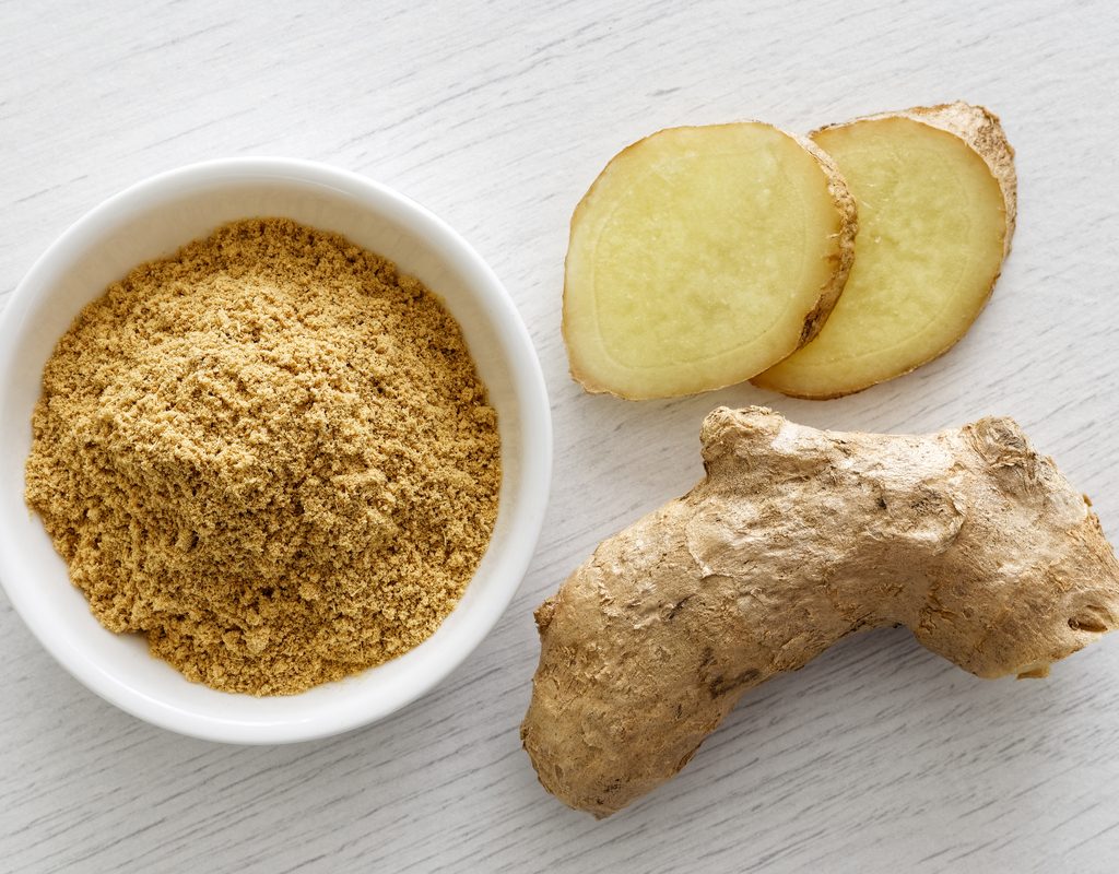 A bowl of fresh ground ginger