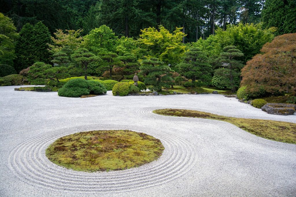 A large zen garden