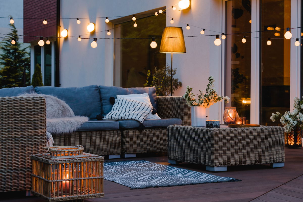 Modern deck lighting