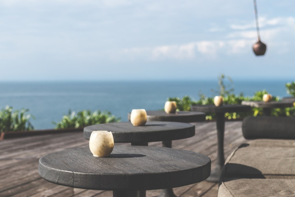 Small Round Tables On Deck