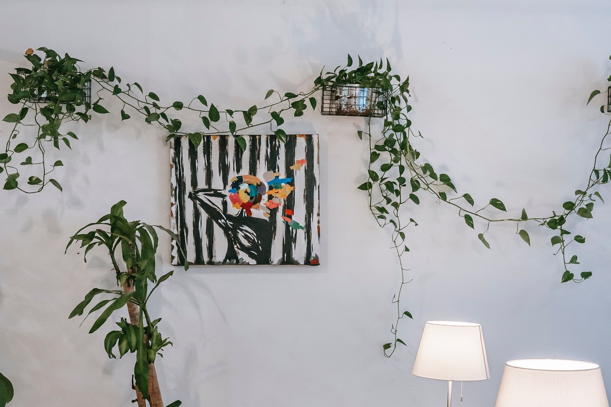 How To Hang Vines On Wall Without Hooks