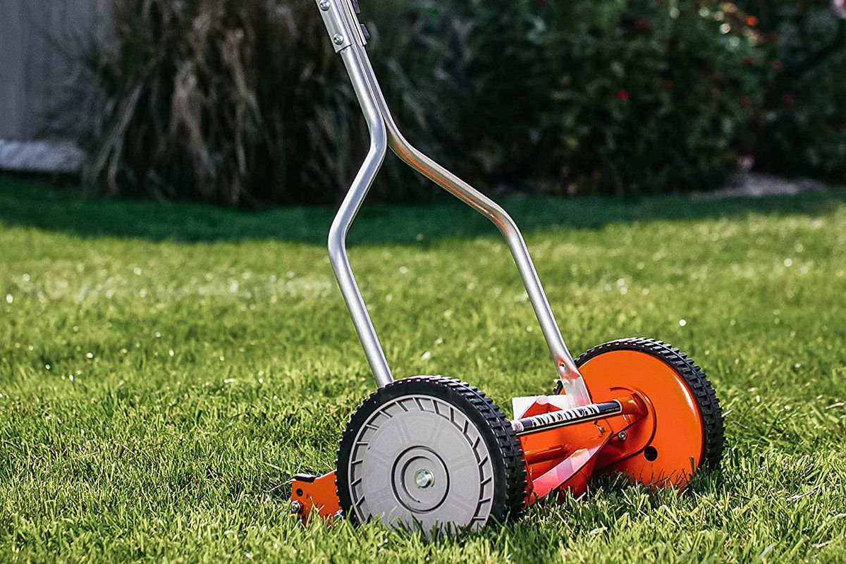 reel push mower