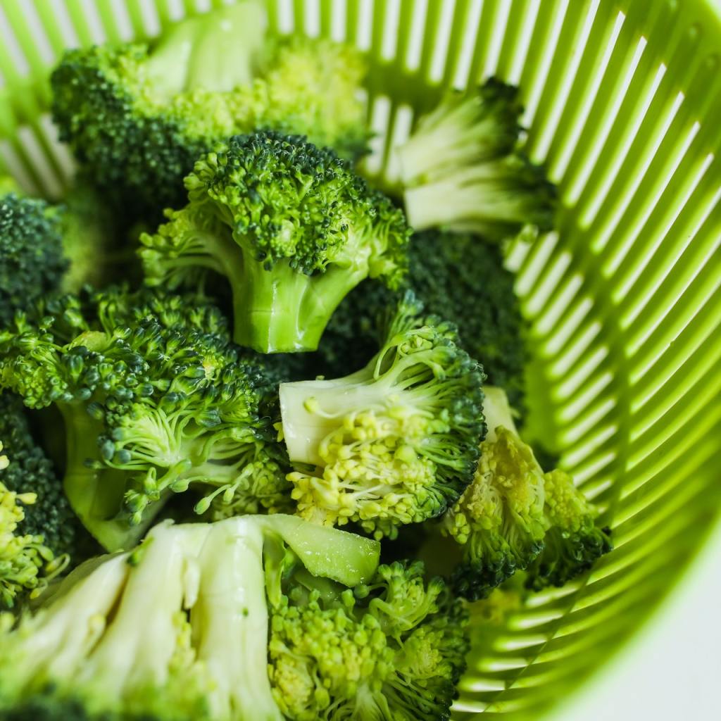Broccoli in basket