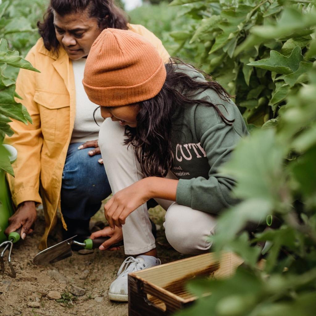 gardening together