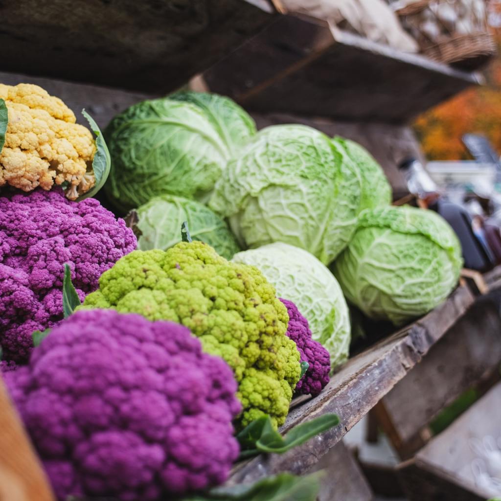fresh cabbages