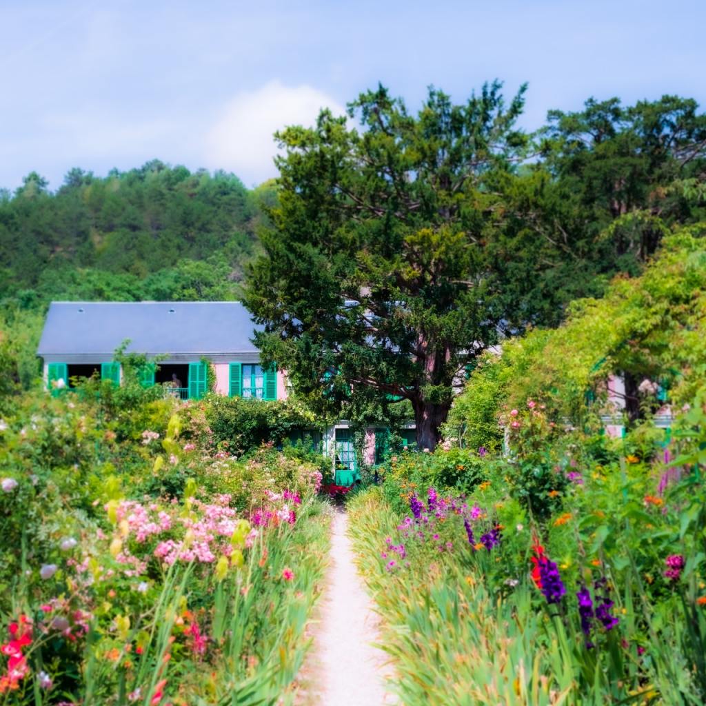 Countryside cottage garden