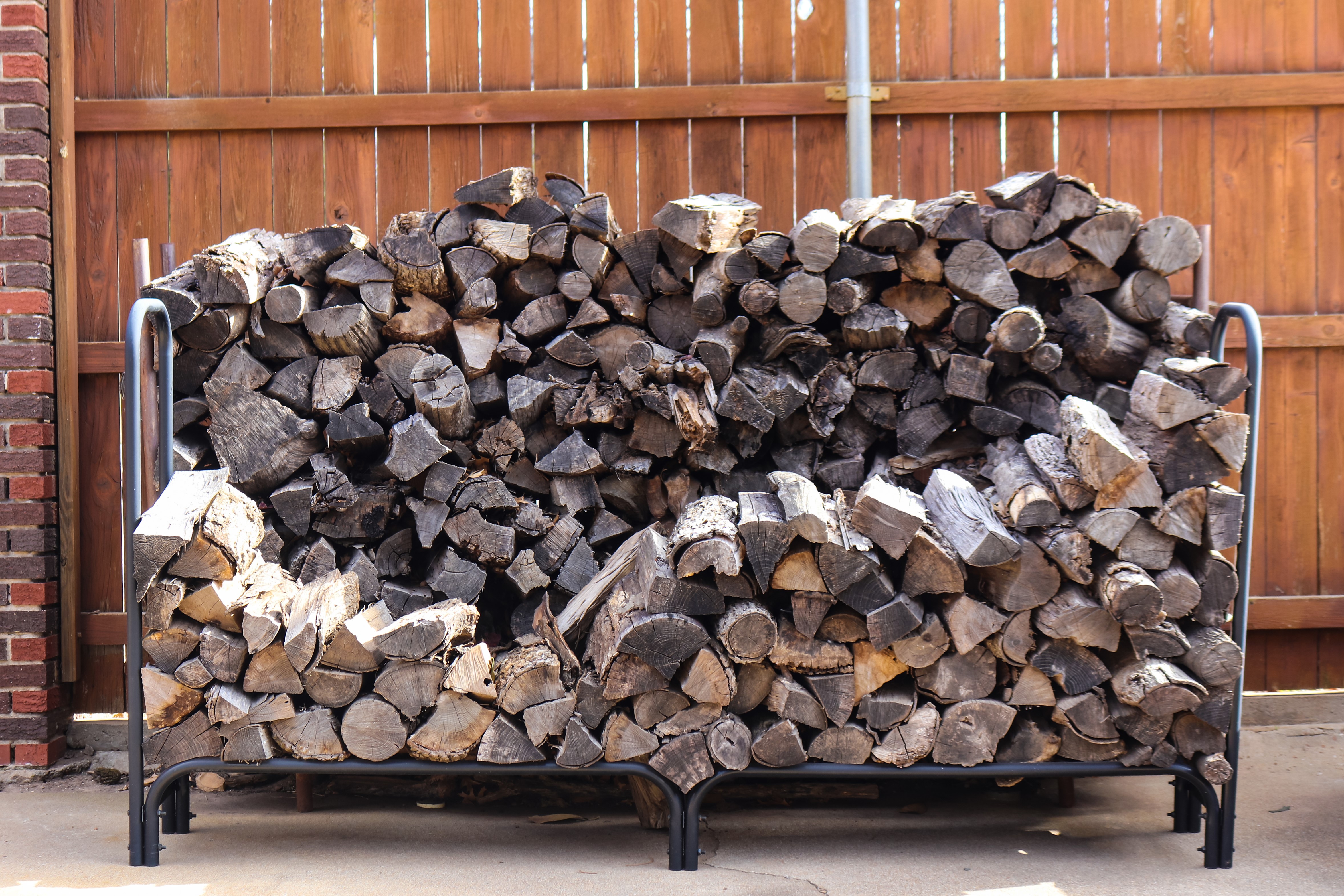 Firewood pile