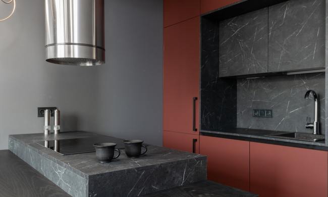 Outdoor island kitchen