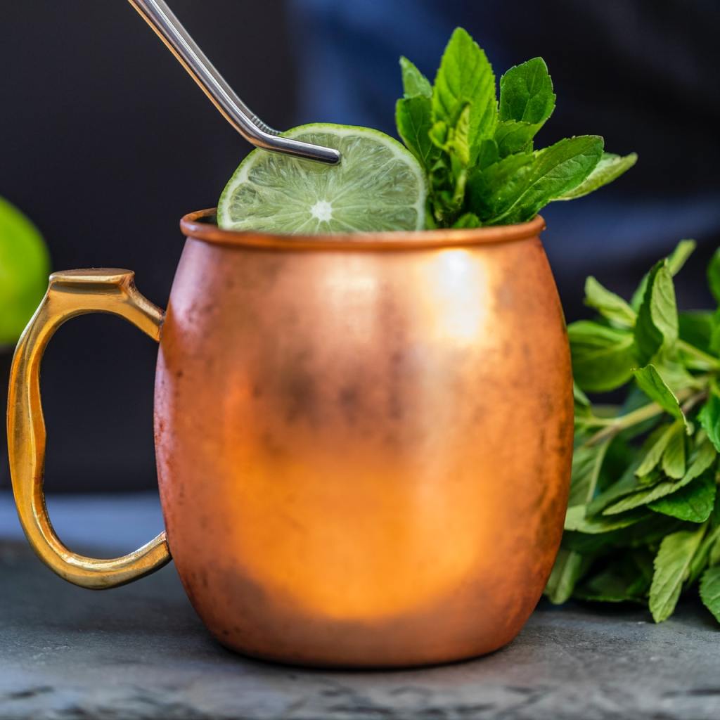 Cocktail with mint