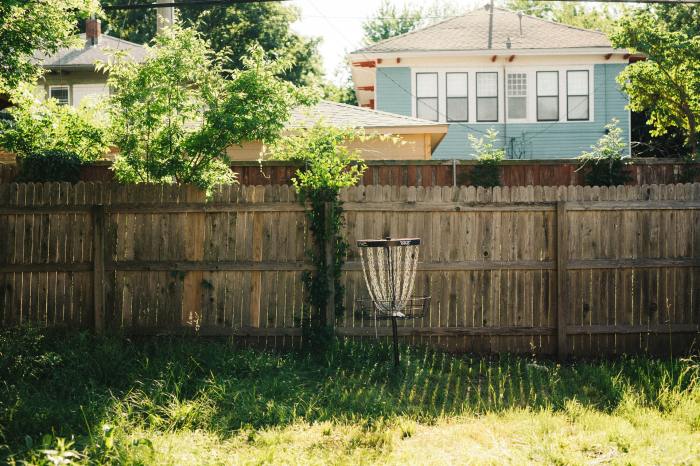 backyard fencing