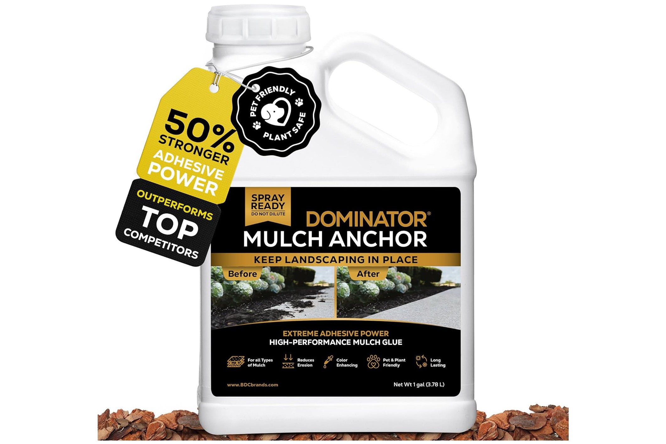 dominator mulch glue